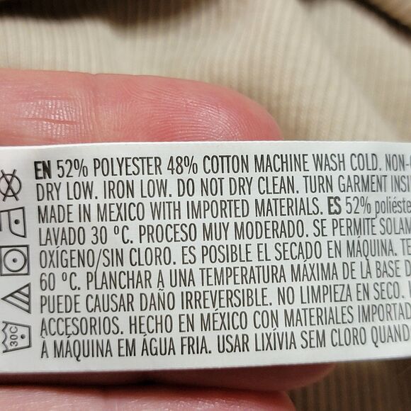 Forever 21 Junior LS Tee Sign Language L.O.V.E. Ivory- Size Medium - Picture 5 of 5